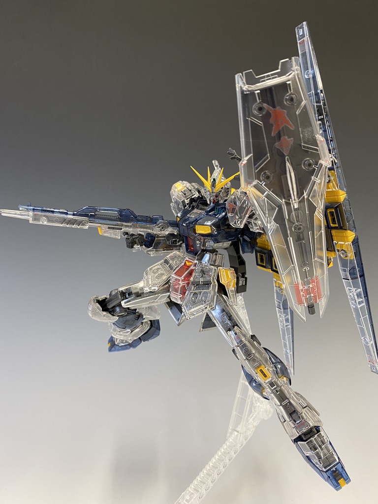 限定品レビュー】RG 1/144 νガンダムHWS [クリアカラー] − “THE