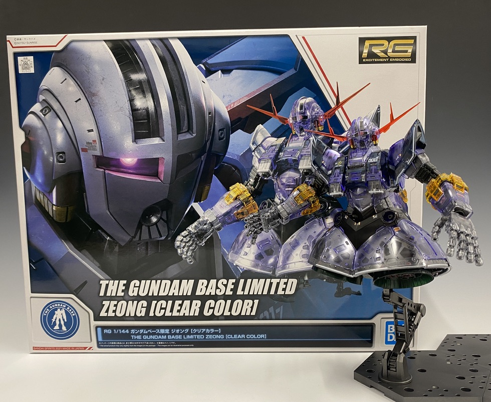 限定品レビュー】RG 1/144 ジオング[クリアカラー]＆HG 1/144 バルギル