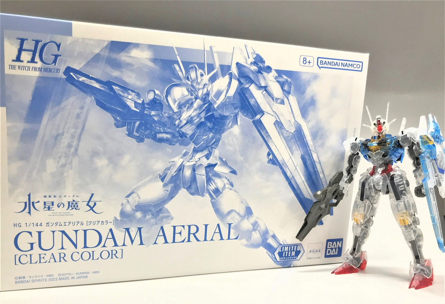新商品紹介】『HG 1/144 ガンダムエアリアル [クリアカラー]』レビュー