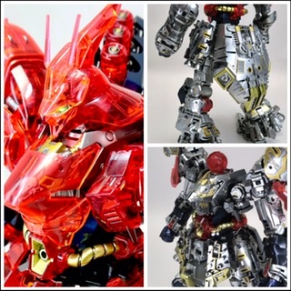 ロボット RG V GUNDAM & SAZABI (CLEAR COLOR) RG 1/144 SAZABI[CLEAR