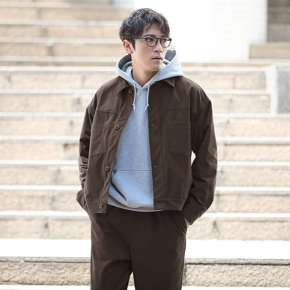 シャツジャケット】ヴィンテージコットン ストレッチ【送料無料