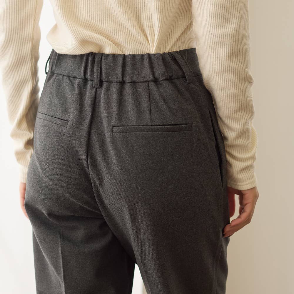 テーパード・裏起毛】ソフトタッチパンツ【SALE】 TZW71K :レディース