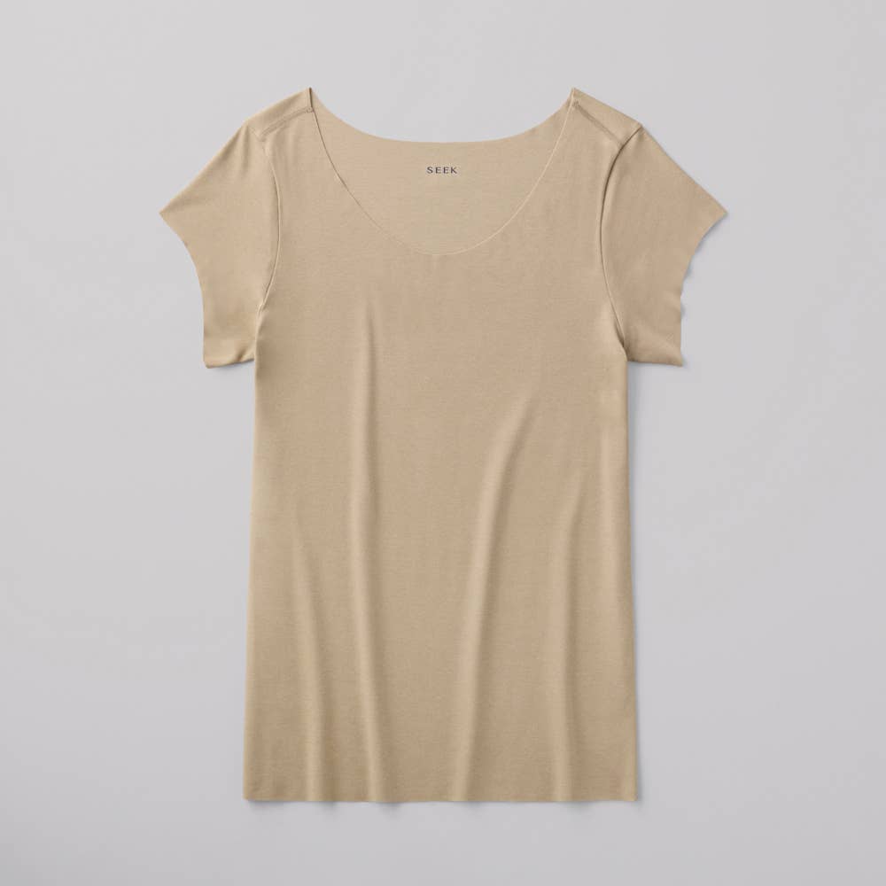 ボートネックシャツ(袖丈短め) EE2812A :メンズ トップス