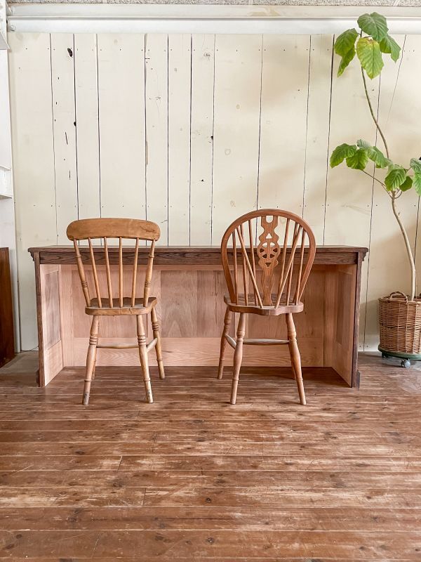 店舗向け高級感のあるアンティーク受付カウンターテーブルW1700@大阪