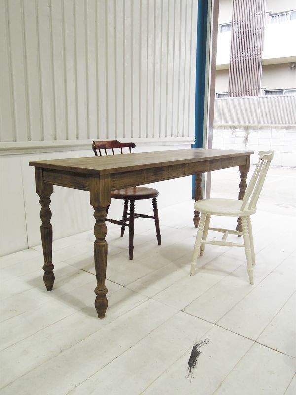 アンティーク調うづくりロングデスク@大阪東京名古屋GraceFurniture