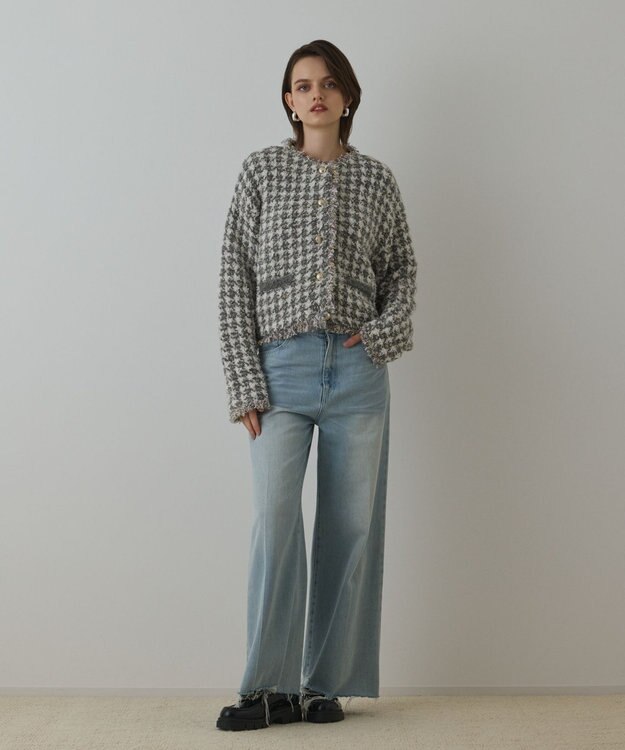 ツイードニットショートカーディガン / GRACE CONTINENTAL | GRACE