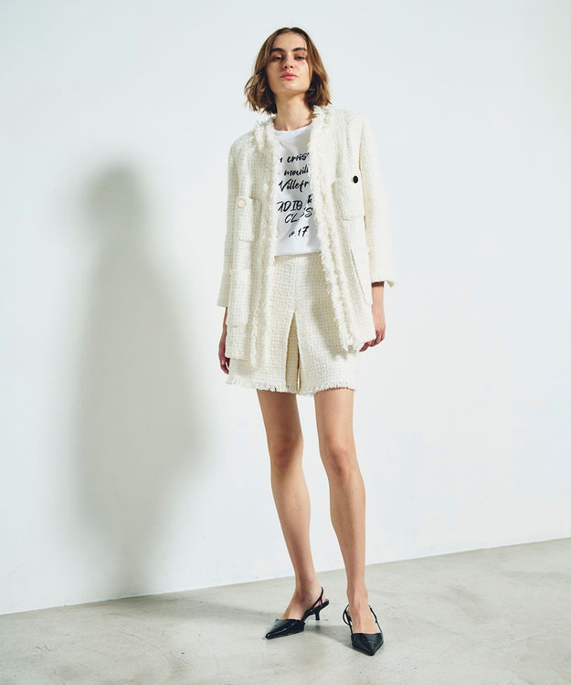 ツイードショートコート / GRACE CONTINENTAL | GRACE CONTINENTAL