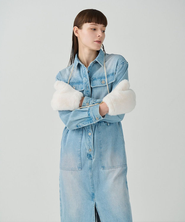 LOU ANDREA フェイクファーミトン / GRACE CONTINENTAL | GRACE