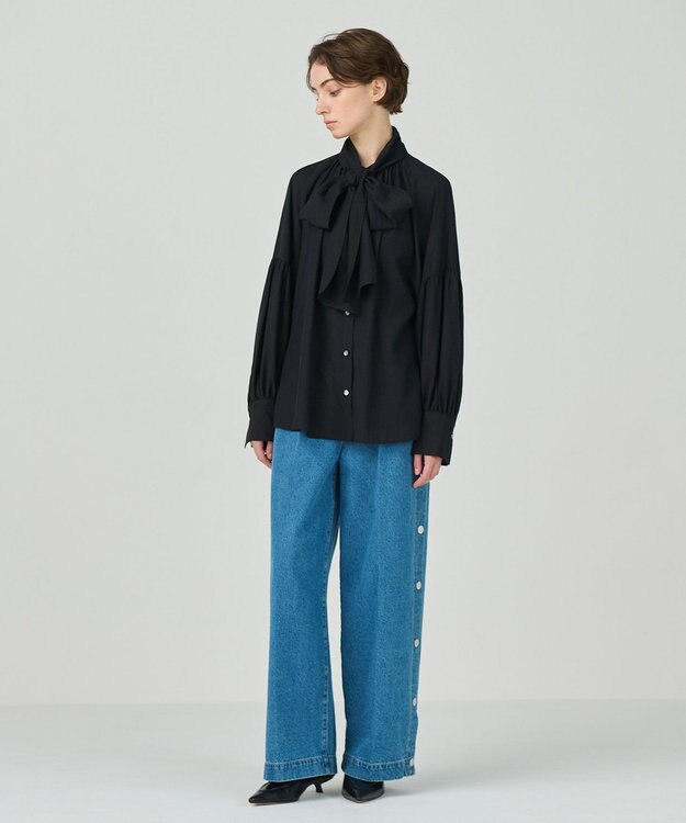 タイ付ギャザーシャツ / GRACE CONTINENTAL | GRACE CONTINENTAL