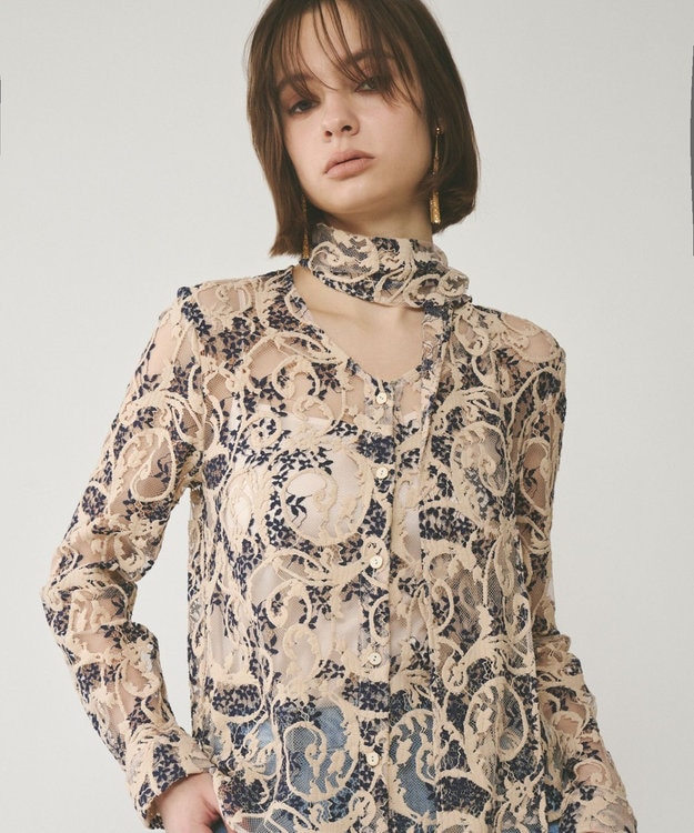 ボウタイ付レースブラウス / GRACE CONTINENTAL | GRACE CONTINENTAL