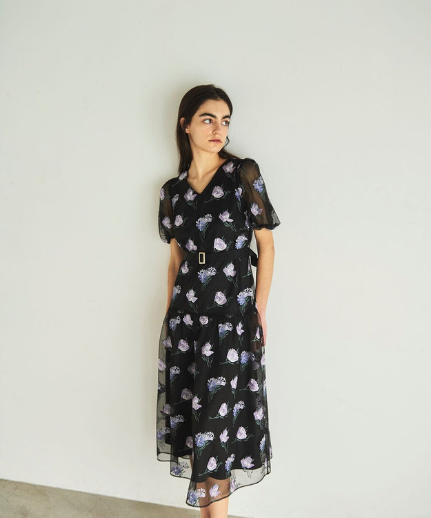 レトロフラワー刺繍ワンピース / GRACE CONTINENTAL | GRACE