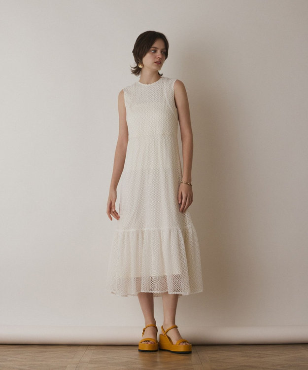 メッシュロングワンピース / GRACE CONTINENTAL | GRACE CONTINENTAL