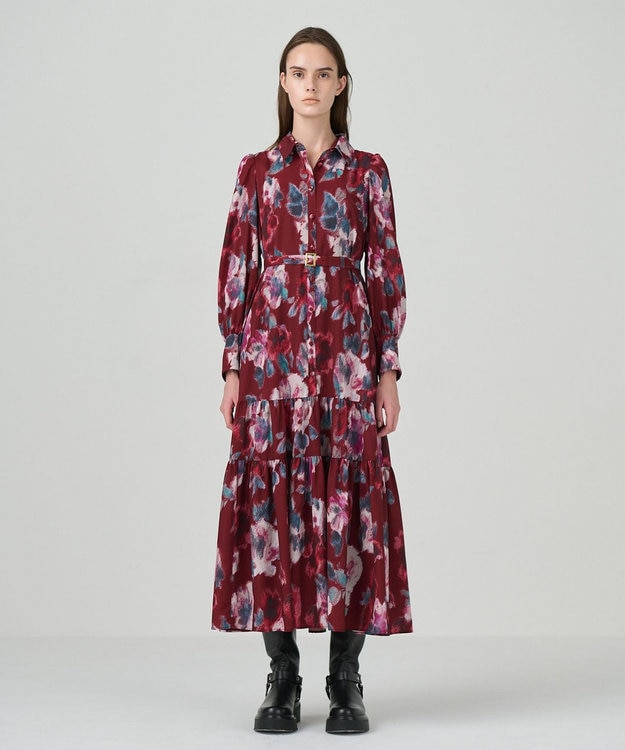 フラワープリントティアードワンピース / GRACE CONTINENTAL | GRACE