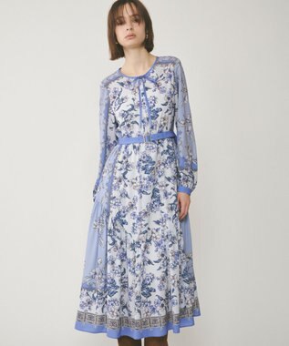 フラワーパネルプリントワンピース / GRACE CONTINENTAL | GRACE