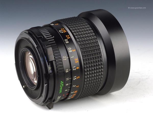 Mamiya Sekor C 45mm f/2.8 wide angle lens - Grainlab