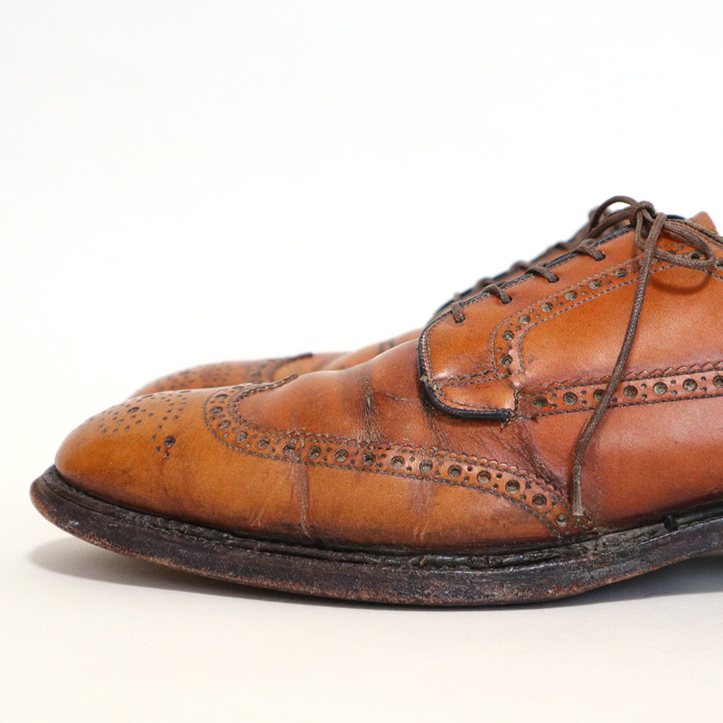 OLD Alan Mcafee by Church's LEATHER WING TIP SHOES 