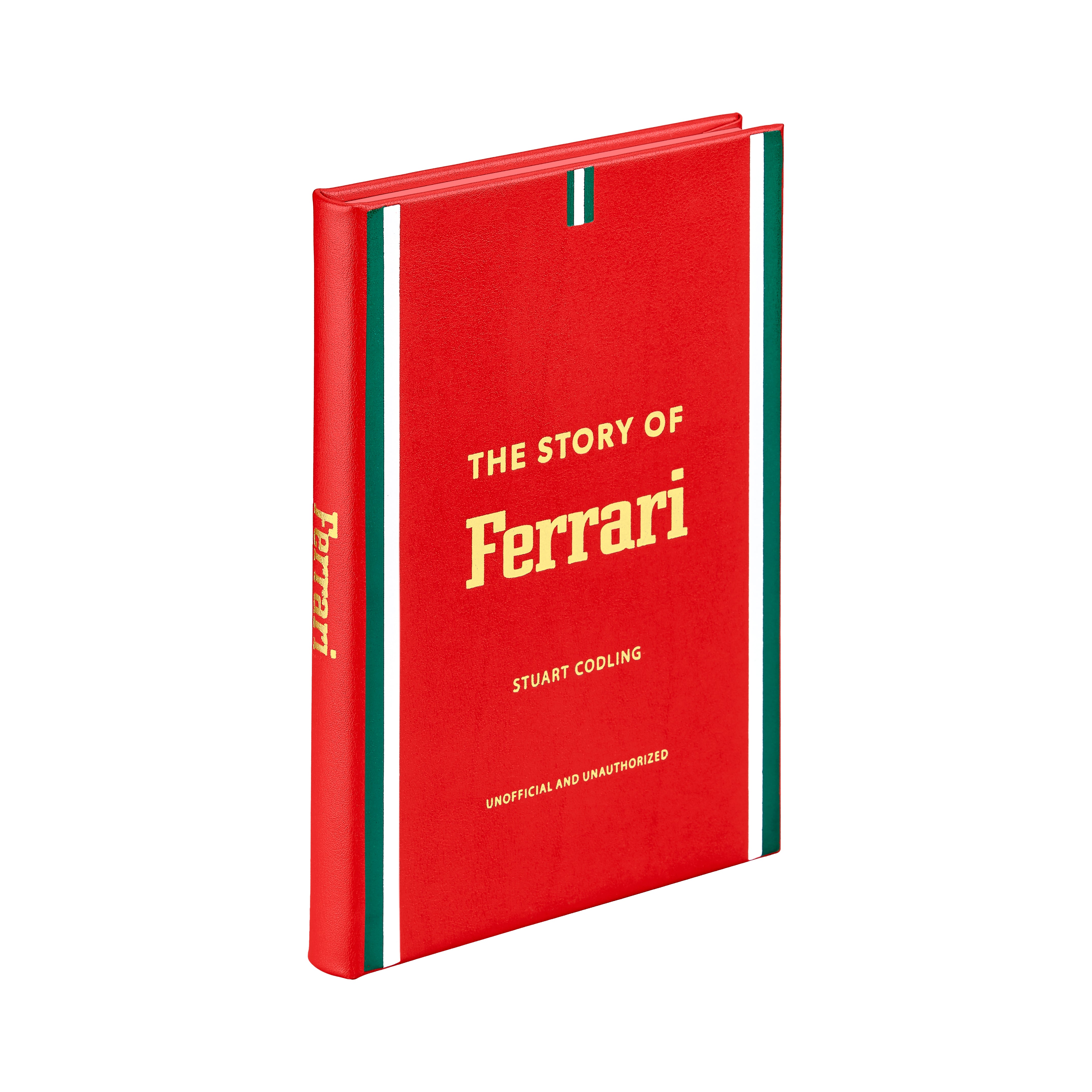 The Story of Ferrari | Red Bonded Leather – Graphic Image