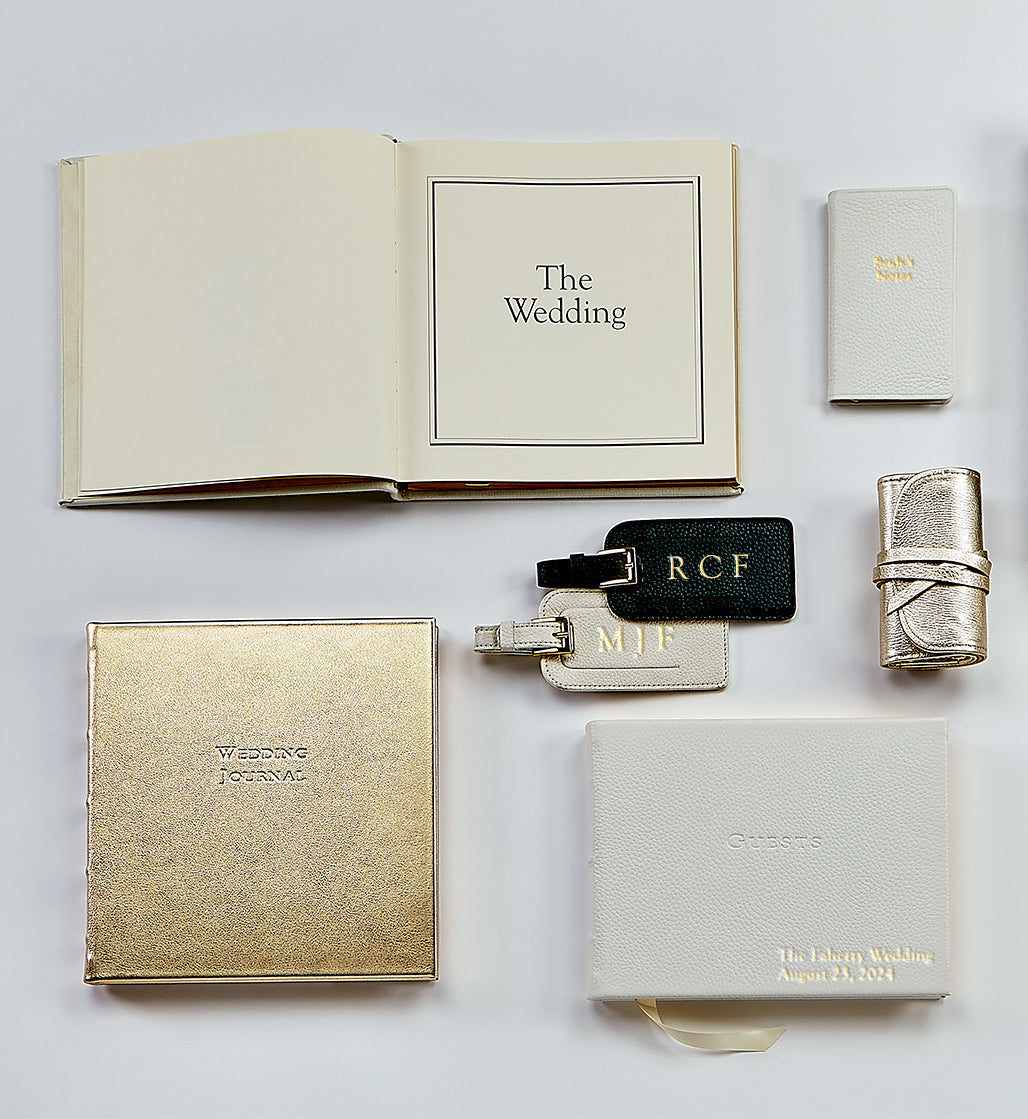 Mini Wine Notes | Brown Crocodile Embossed Leather – Graphic Image