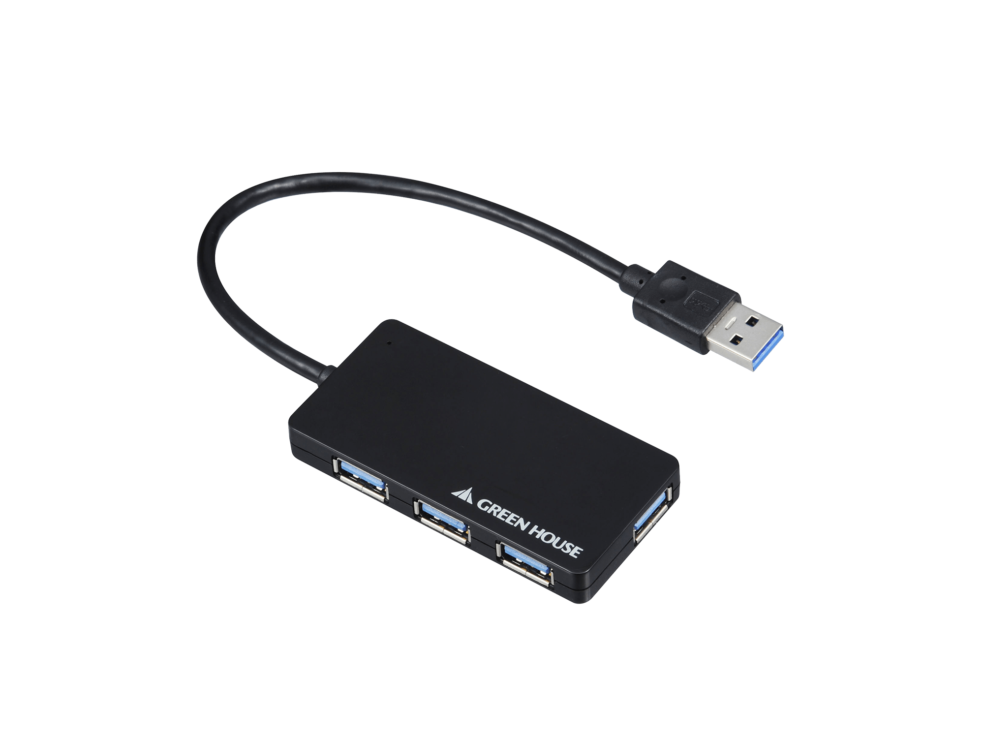 USBハブ | GH-UH304C-BK | GREEN HOUSE グリーンハウス
