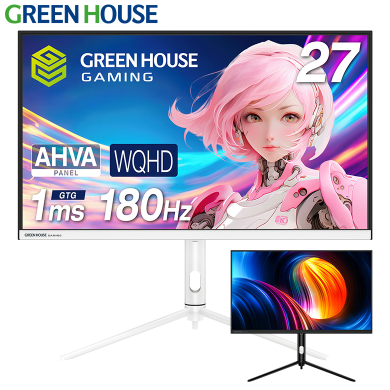 ゲーミングモニター 27型 180Hz WQHD 2560×1440ピクセル ノングレア