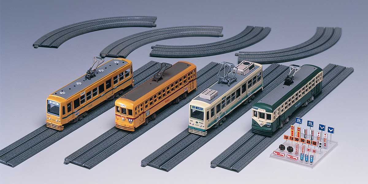 2154＞路面電車と軌道｜ストラクチャーキット｜Nゲージ鉄道模型の