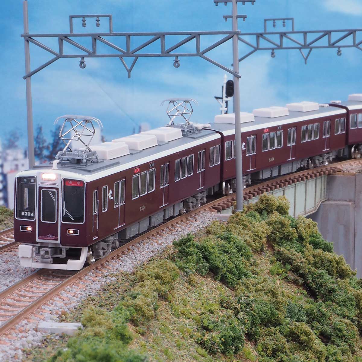 30146＞阪急8300系「京都線」3次車 交差パンタ車6両編成セット（動力