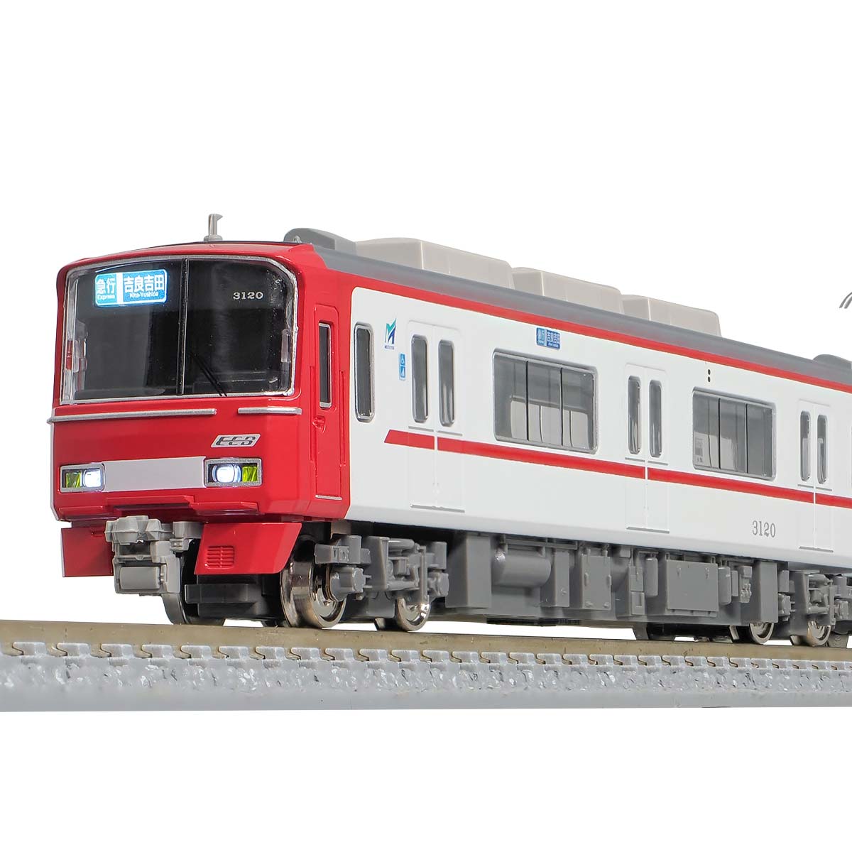 31940＞名鉄3100系3次車（新塗装・3120編成）基本2両編成セット（動力