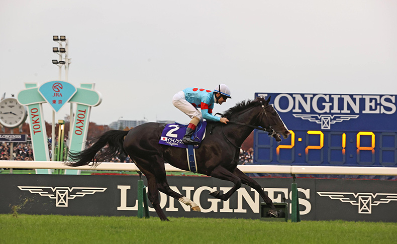 ロンジン(LONGINES) 『ロンジン』の計時と共に、イクイノックスが優勝