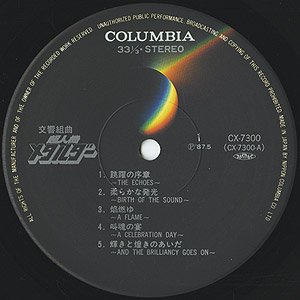 O.S.T.(横山 菁児) / 超人機メタルダー(LP) / Columbia 1987 日本盤 EX