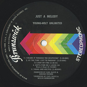 Young-Holt Unlimited / Just A Melody (LP) / Brunswick 1969 US
