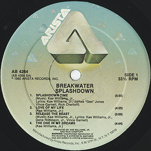 Breakwater / Splashdown(LP) / Arista 1980 USオリジナル盤 NM/EX