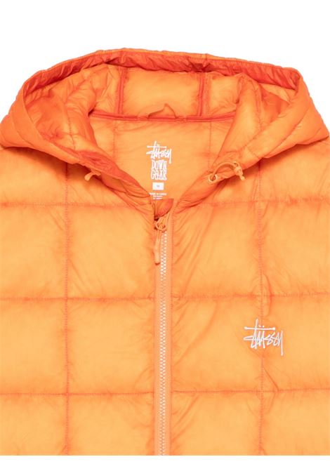 midweight hooded puffer man orange - STÜSSY - d — 2