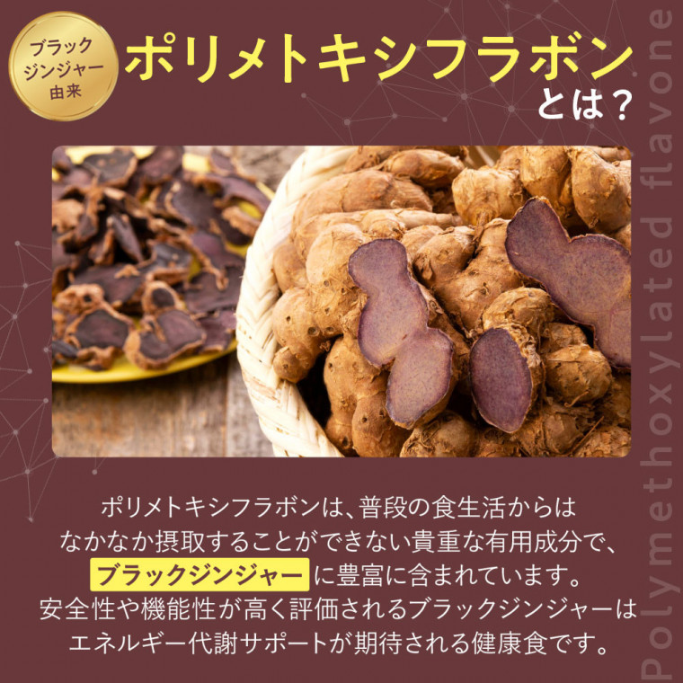 ブラックジンジャー代謝粒 31日分 [おなかの脂肪に黒しょうがサプリ