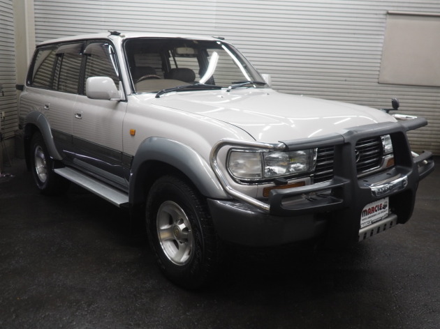 ランクル80後期最終型ワンオーナー車両！Wエアバッグ付き内装茶の綺麗