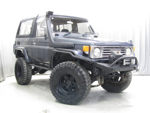 ランクル73 ZXハイリフト5速マニュアル前後デフロック WARNウインチ付