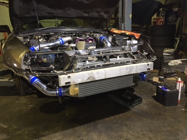 スープラ JZA80 トラスト インタークーラーキット 取り付け