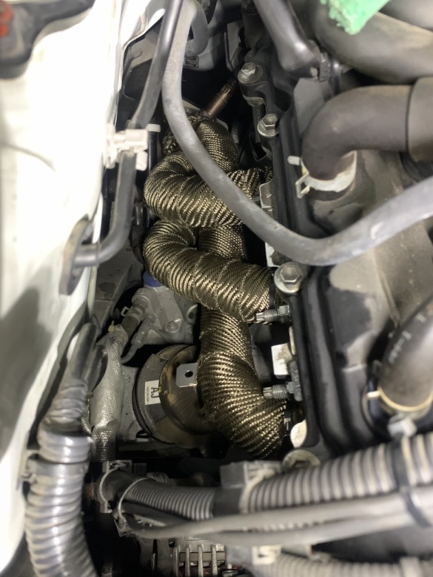 フェアレディZ Z34 HKSキャタライザー＆藤壺EXマニを取り付け