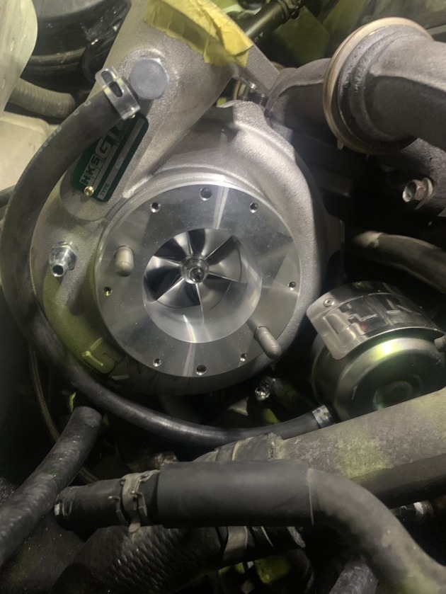 マークⅡ JZX110 iR-VにHKS GTⅢ-RSタービンキットを取り付け