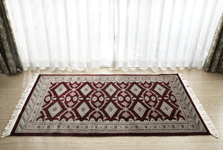 パキスタン段通玄関マット12×24 PH50-3054 96×160cm | ラグマット