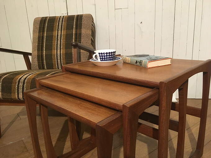 ジープラン ネスト オブ テーブル G-Plan Nest of Table | DOUBLEDAY