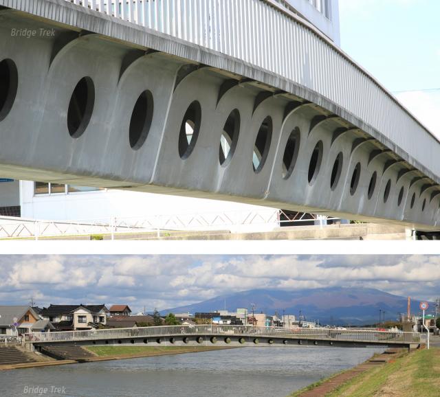酒田みらい橋 ～超高強度コンクリートが造り出す未来～（山形県