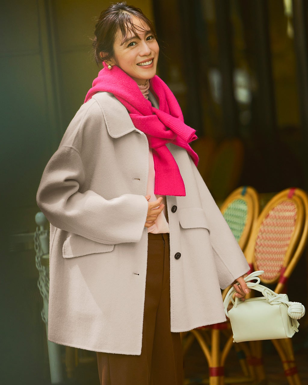 ピュアウールリバー・ミドルステンコート/DoCLASSE