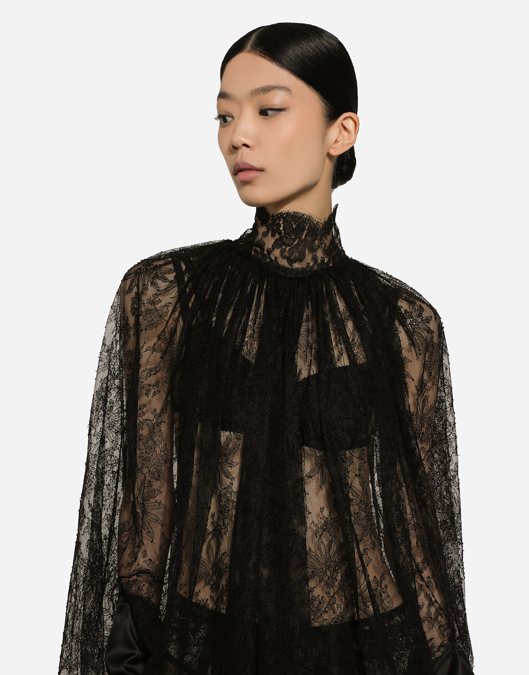 Short lace corset dress in Black for Women | Dolce&Gabbana® US