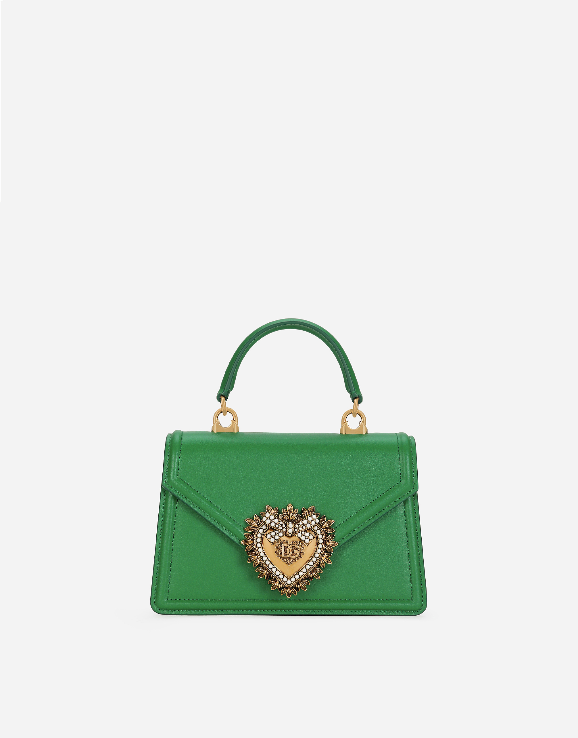 Small Devotion top-handle bag in Green for Women | Dolce&Gabbana® US