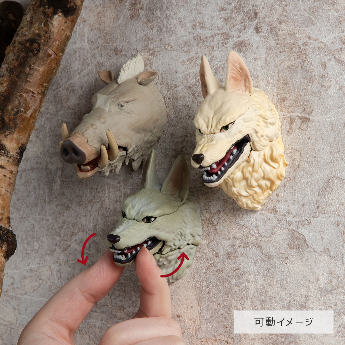 もののけ姫 フェイスマグネット もののけたち ※単品販売※ | どんぐり