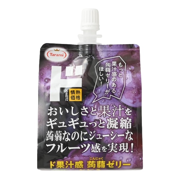 ド果汁感蒟蒻ゼリー ぶどう｜米・その他食品｜商品紹介｜ドン