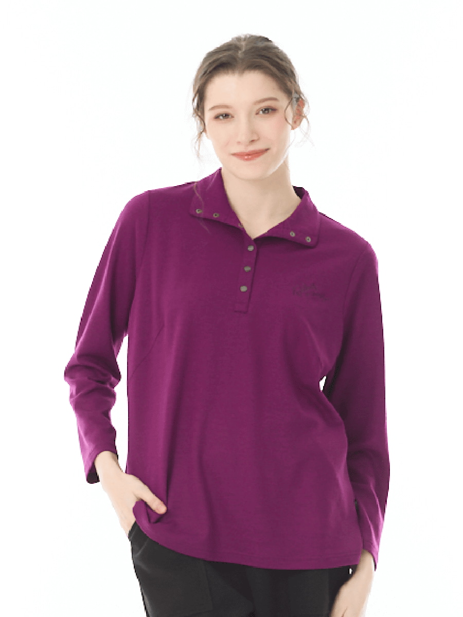 洗えるウール 襟付きカットソー｜アトリエドール公式オンライン