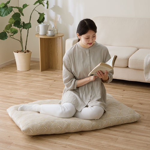 起毛長座布団 60×105 IV DCM 座布団 起毛長座布団 | ホームセンター