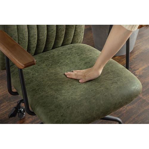 TMレトラ デスクチェア グリーン 東馬 オフィスチェア グリーン