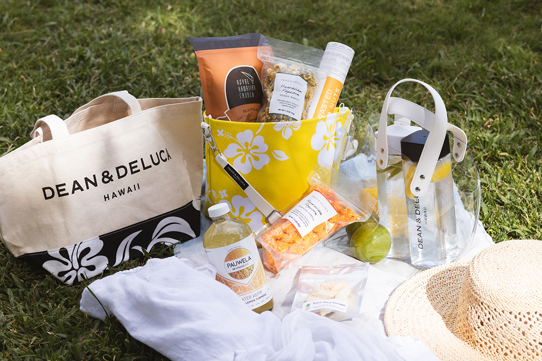 HIBISCUS 3 WAY TOTE BAG - DEAN & DELUCA HAWAII